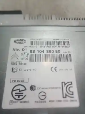 Second-hand car spare part audio system / radio cd for citroen c4 picasso/spacetourer 9h05 oem iam references 9810486080  