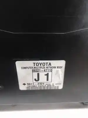İkinci el araba yedek parçası elektronik modül için toyota prius (zvw30) 2zr oem iam referansları 8922147110  