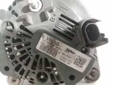 Автозапчастина б/у генератор для volkswagen caddy profesional (sa) (03.2015) dfs посилання на oem iam 03l903023l  