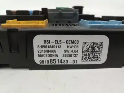 Автозапчасти б/у блок реле/предохранителей за citroen c4 picasso/spacetourer bh01 ссылки oem iam 9819851480  