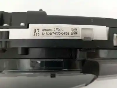 Pezzo di ricambio per auto di seconda mano pannello degli strumenti per toyota verso (aur2/zgr2) 1ad-ftv riferimenti oem iam 838000f070  