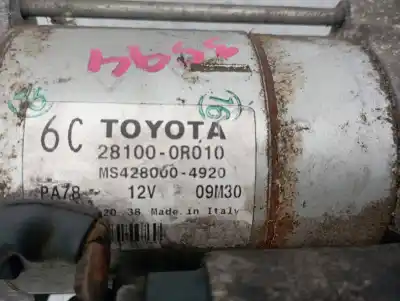 Автозапчасти б/у двигатель запускается за toyota rav4 (a3) 2ad ссылки oem iam 281000r010  