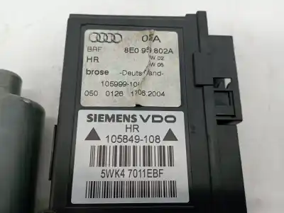 Автозапчастина б/у двигатель заднього правого скла для audi a4 avant (8e) bcz посилання на oem iam 8e0959802a  