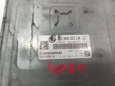 Автозапчастина б/у ебу контролер двигуна для skoda rapid (nh) cay посилання на oem iam 03l906023lm  
