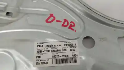 Автозапчасти б/у регулятор стекла переднего правого за hyundai ix35 (el/lm) d4fd ссылки oem iam 813202y000  