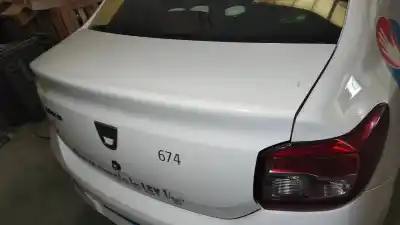 Peça sobressalente para automóvel em segunda mão tampa da mala por dacia logan ii k9kc6 referências oem iam 