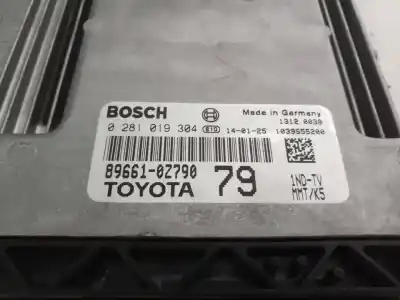 Автозапчастина б/у ебу контролер двигуна для toyota auris (e18) 1nd посилання на oem iam 0281019304  