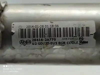 Автозапчастина б/у кулер egr для hyundai i30 ranchera familiar (gd) 1.4 crdi посилання на oem iam 284162a770  
