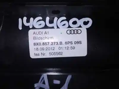 Автозапчастина б/у багатофункційний дисплей для audi a1 sportback (8xa) ambition посилання на oem iam 8x0857273b  