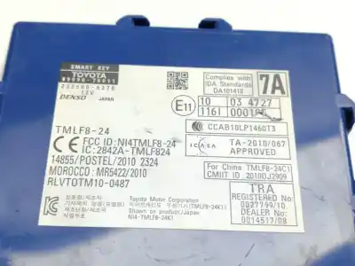 Second-hand car spare part electronic module for lexus ct 200h oem iam references 8999076011  