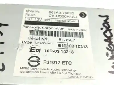 Автозапчастина б/у електронний модуль для lexus ct 200h посилання на oem iam 861a076030  
