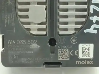 Second-hand car spare part electronic module for seat arona fr oem iam references 81a035502  