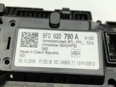 Peça sobressalente para automóvel em segunda mão quadrante por seat arona fr referências oem iam 6f0920790a  