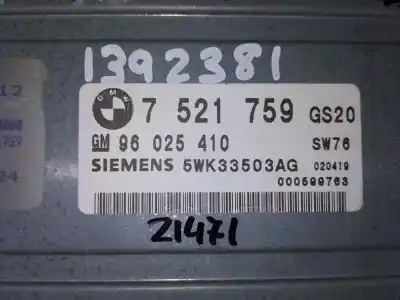 Second-hand car spare part automatic gearbox control unit for bmw x5 (e53) 3.0d oem iam references 7521759  