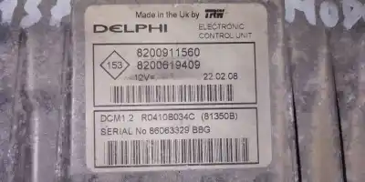 Second-hand car spare part ECU ENGINE CONTROL for RENAULT GRAND MODUS  OEM IAM references 8200911560  