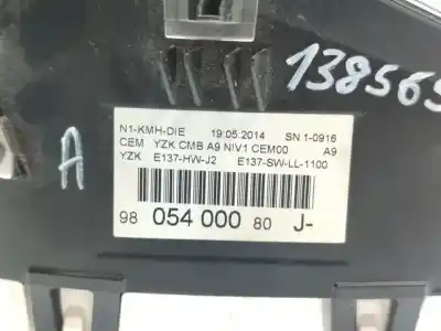 Peça sobressalente para automóvel em segunda mão quadrante por peugeot 208 access referências oem iam 9805400080j  