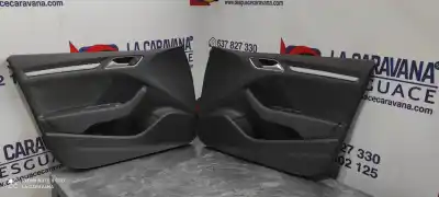 Peça sobressalente para automóvel em segunda mão conjunto de bancos por audi a3 (8v) ambiente referências oem iam   