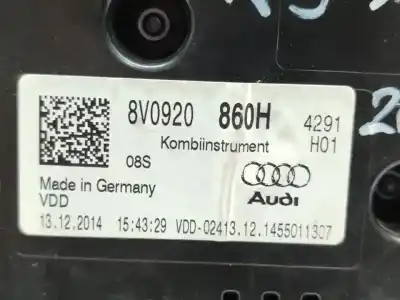 Peça sobressalente para automóvel em segunda mão quadrante por audi a3 (8v) ambiente referências oem iam 8v0920860h  