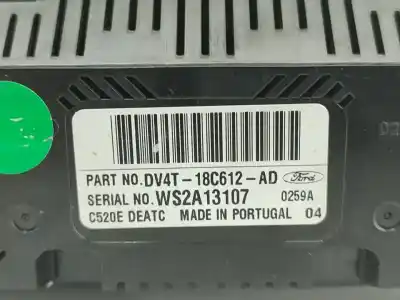 Second-hand car spare part climate control for ford kuga (cbv) titanium oem iam references dv4t18c612ad  