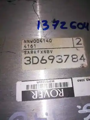 Peça sobressalente para automóvel em segunda mão centralina de motor uce por mg rover mg zr (f/rf) 105 referências oem iam m3p01d3vr