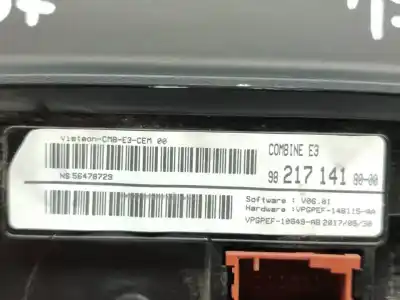 Автозапчастина б/у панель інструментів для citroen c4 cactus business посилання на oem iam 9821714180  