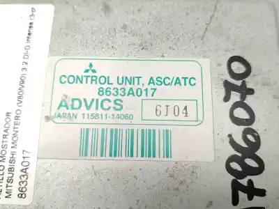 Автозапчасти б/у блок управления абс за mitsubishi montero (v80/v90) 3.2 di-d intense ссылки oem iam 8633a017