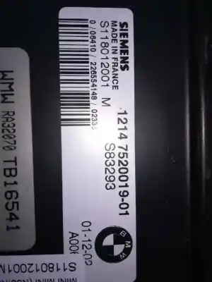 Автозапчастина б/у ебу контролер двигуна для mini mini (r50, r53) one посилання на oem iam 1214752001901  