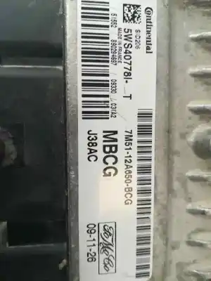 Piesă de schimb auto la mâna a doua unitate de control motor ecu pentru ford focus lim. (cb4) titanium referințe oem iam 7m5112a650bcg