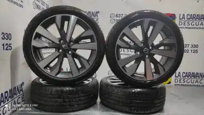 Pièce détachée automobile d'occasion jeu de jantes pour nissan micra v (k14) 0.9 cat références oem iam 17x6 1/2j 50  