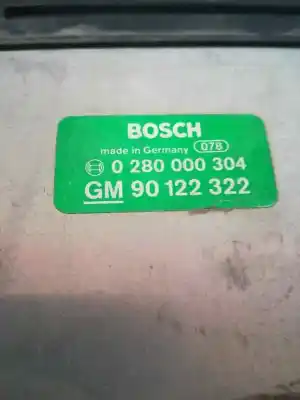 Second-hand car spare part ecu engine control for opel kadett e champ.ii / leder lim. oem iam references 0280000304  