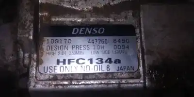 Pezzo di ricambio per auto di seconda mano compressore aria condizionata per mitsubishi montero (v80/v90) 3.2 di-d intense riferimenti oem iam 4472606490  