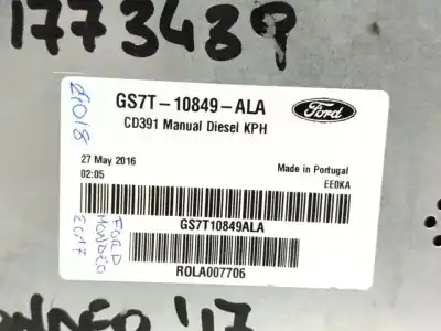 Peça sobressalente para automóvel em segunda mão quadrante por ford mondeo lim. titanium referências oem iam gs7t10849ala  