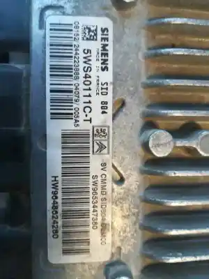 Peça sobressalente para automóvel em segunda mão centralina de motor uce por citroen c2 audace referências oem iam 9648624280  