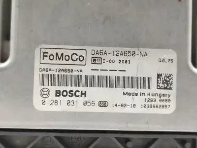 Second-hand car spare part ecu engine control for ford fiesta (cb1) econetic oem iam references da6a12a650na  