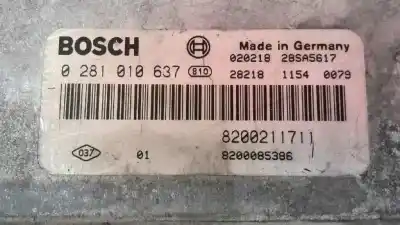 Second-hand car spare part ecu engine control for renault laguna ii (bg0) authentique oem iam references 8200211711  