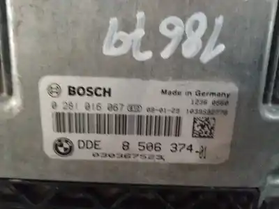 Second-hand car spare part ecu engine control for bmw serie 3 touring (e91) 320d oem iam references 8506374  