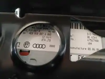 Peça sobressalente para automóvel em segunda mão módulo / sistema de navegação gps por audi a6 berlina (4f2) 2.8 fsi 190 cv / 140 kw referências oem iam 4e0910887q