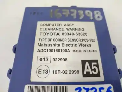 Автозапчасти б/у электронный модуль за lexus is200 (ds2/is2) 220d ссылки oem iam 8934053020  