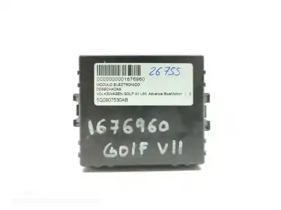 Peça sobressalente para automóvel em segunda mão módulo eletrônico por volkswagen golf vii lim. advance bluemotion referências oem iam 5q0907530ab