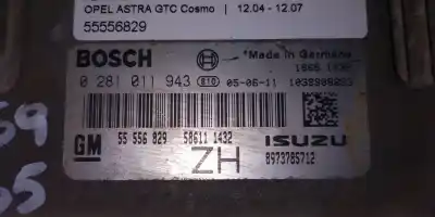Second-hand car spare part ECU ENGINE CONTROL for OPEL ASTRA GTC  OEM IAM references 55556829  