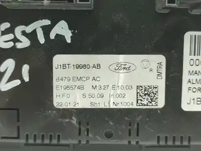 Second-hand car spare part climate control for ford fiesta (ce1) active oem iam references j1bt19980ab  