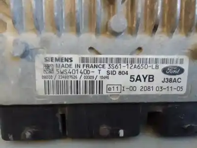 Second-hand car spare part ecu engine control for ford fiesta (cbk) ambiente oem iam references 3s6112a650lb  