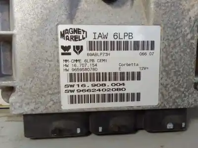 Автозапчасти б/у блок управления двигателем за citroen c4 picasso lx plus ссылки oem iam 9662402080  