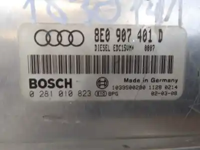 Second-hand car spare part ecu engine control for audi a4 berlina (8e) 2.5 v6 24v tdi oem iam references 8e0907401d  