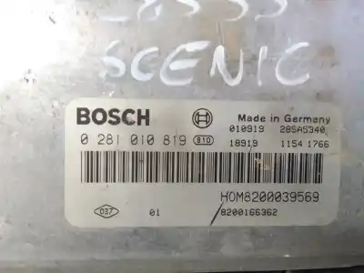 Автозапчастина б/у ебу контролер двигуна для renault scenic (ja..) 1.9 dci authentique посилання на oem iam hom8200039569  