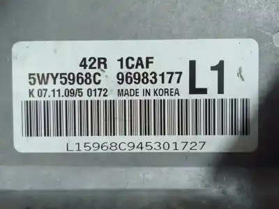 Second-hand car spare part ecu engine control for chevrolet aveo ls oem iam references 96983177  