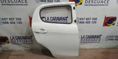 Peça sobressalente para automóvel em segunda mão porta do automóvel traseira direita por citroen c1 1.2 12v vti referências oem iam   