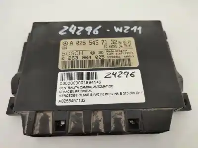 Recambio de automóvil de segunda mano de CENTRALITA CAMBIO AUTOMATICO para MERCEDES-BENZ CLASE E (W211) BERLINA  referencias OEM IAM A0255457132  