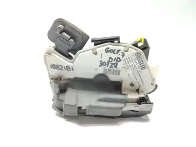 Peça sobressalente para automóvel em segunda mão fechadura da porta dianteira direita por volkswagen golf vii lim. advance bluemotion referências oem iam 5k1837016d