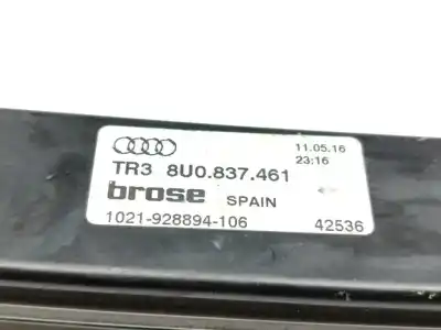Автозапчастина б/у регулятор вікна передній лівий для audi q3 (8ub, 8ug) 2.0 tdi посилання на oem iam 8u0837461  